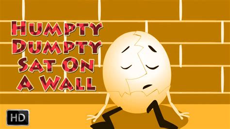 Humpty Dumpty Sat On A Wall Nursery Rhymes Popular Rhymes