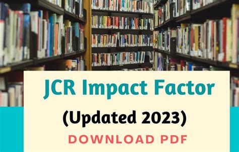 Impact Factor 2023 Archives - Journal Impact Factor