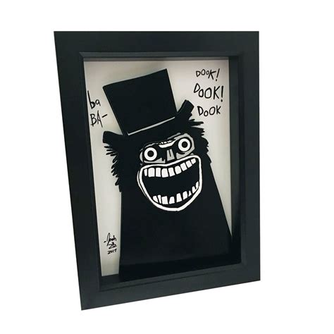 Babadook Horror Art Print Horror Decor Horror Print 3d Art Horror Movie