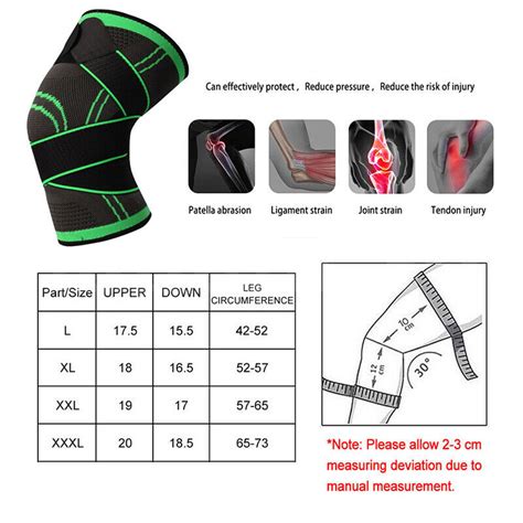 Au 3d Weaving Knee Brace Breathable Sleeve Support Gym Jogging Sports Joint Pain Ebay