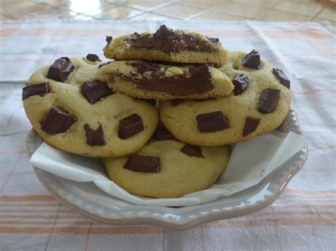 Mes Cookies Addictifs Au Nutella Recette Ptitchef