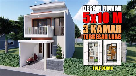 Desain Rumah 5x10 Tanpa Garasi Homecare24