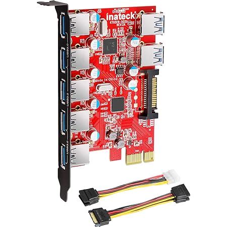 Amazon Inateck Pci E To Usb Ports Pci Express Card And