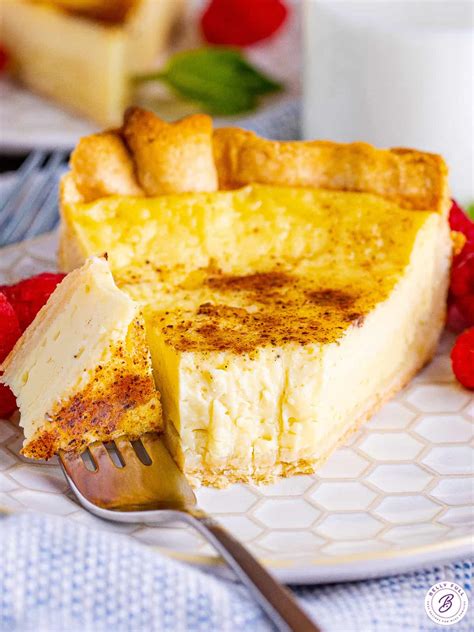 Egg Custard Pie Recipe Belly Full