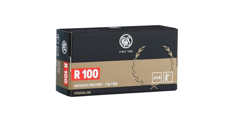 RWS .22 lfb. R 100 2,6g/40grs. (Kaliber .22 lfb.) - KK - Patronen ...
