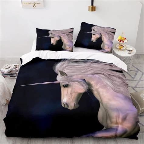 Housse Couette Licorne Fibre Ultrafine X Cm Cdiscount Maison