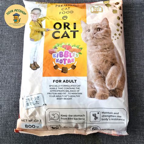 Jual Ori Cat Adult 1Kg Makanan Kucing Oricat 1Kg Bentuk Kotak Kota