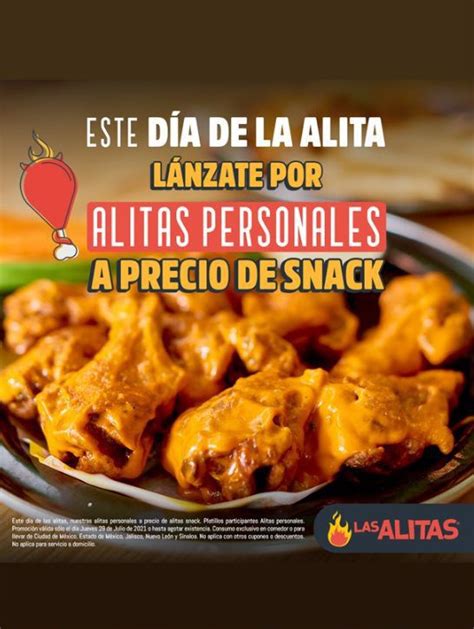 Promoción Las Alitas Día De La Alita Alitas Personales A Precio De Snack