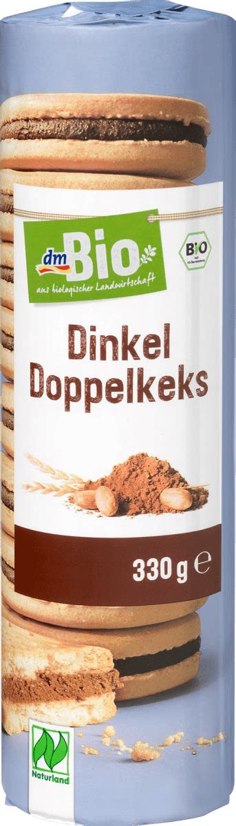 DmBio Kekse Dinkel Doppelkeks Kakao Naturland 330 G Dauerhaft