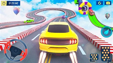 Mega Ramp Car Racing Tracks Car Driving Games 3d Car Stunt Games 2023