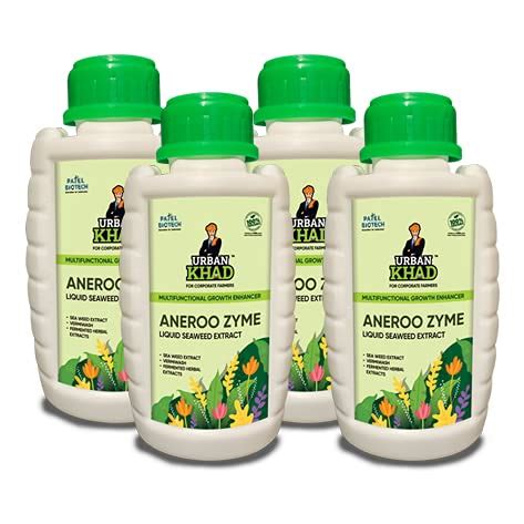 Urban Khad Aneroo Zyme Liquid Seaweed Extract Pack Of 4 Amazon In