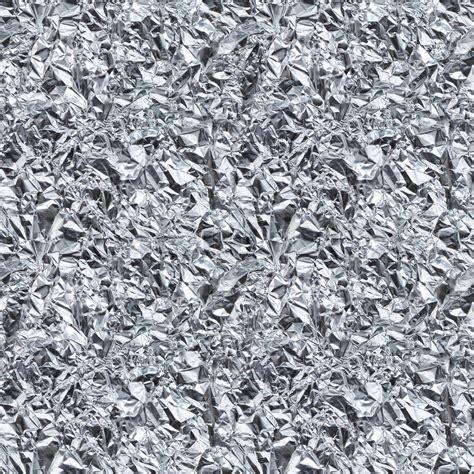 Crumpled Aluminum Foil Seamless Texture Stock Image Colourbox