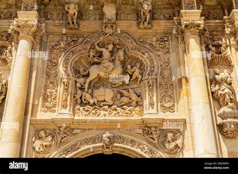 High Relief Of Santiago Triumphant In The Battle Of Clavijo Above