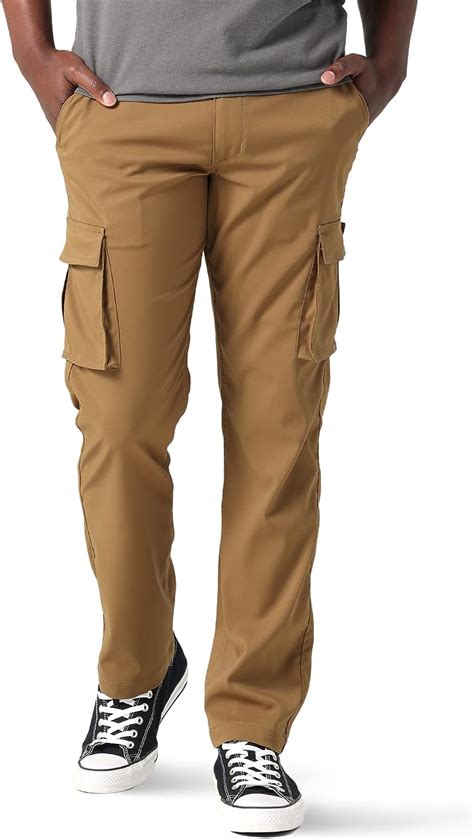 Lee Men S Extreme Motion Synthetic Cargo Pant Tumbleweed 36W X 34L At