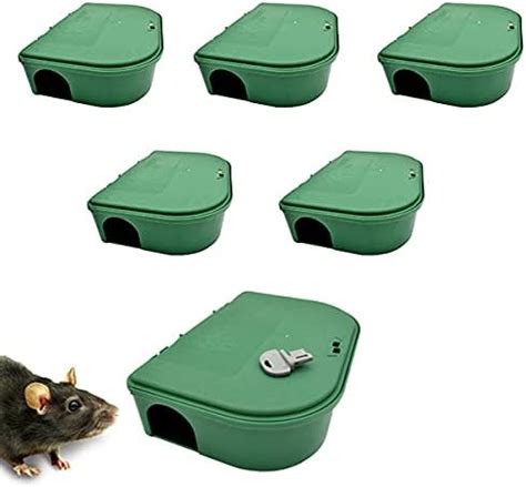 Exterminators Choice Pack Rat Bait Station Boxes With Key Heavy