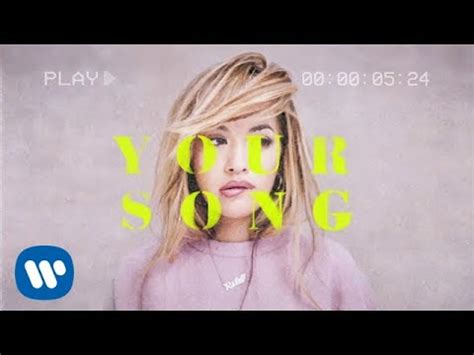 Rita Ora – Your Song (Official Lyric Video) – aikchristodoulou