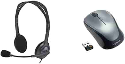 Logitech H Wired On Ear Headphones With Mic Black M Wireless