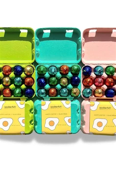 Mini Chocolate Egg Carton Shopperboard