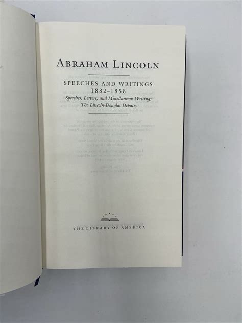 Abraham Lincoln Speeches And Writings By Abraham Lincoln 1989 Box Set Ebay