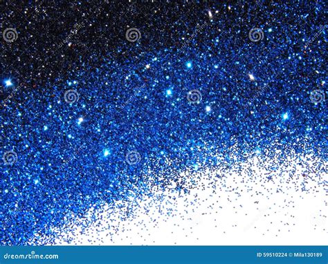 Beautiful Background Of Blue And Black Glitter Sparkle On White Stock ...