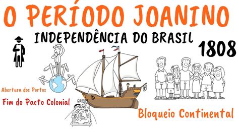 Resumão da Vinda da Família Real e Independência do Brasil YouTube