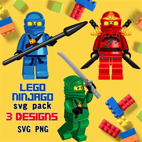 Lego Ninjago Svg T Shirt Designs Bundle Masterbundles