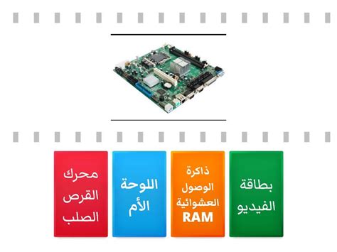 مكونات أجزاء الحاسب الرئيسية Find The Match