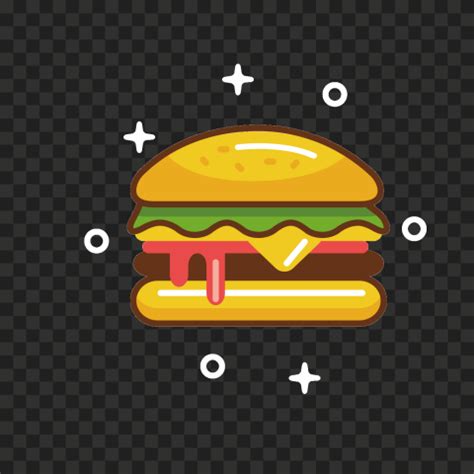 Brown Hamburger Cheeseburger Icon Citypng