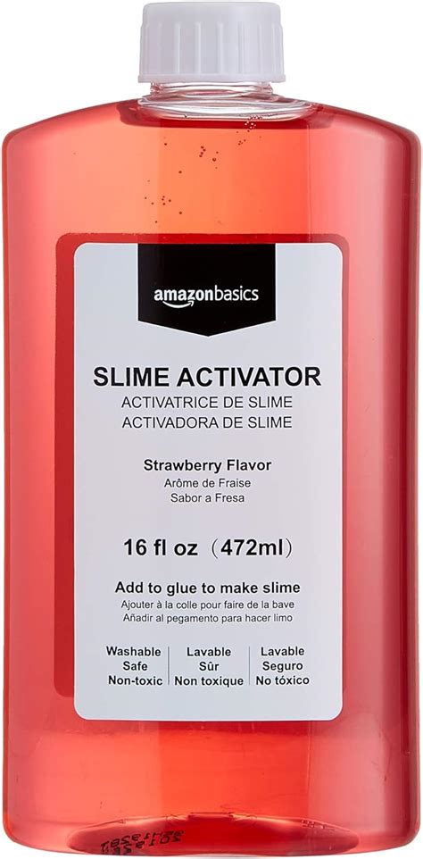 Amazon Basics Slime Activator Borax Solution Strawberry