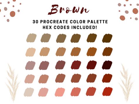 Brown Color Scheme Hex Janelle Phan