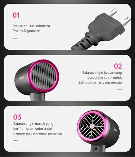 Jual Simplus Hair Dryer Low Watt W Hot Cold Pengering Rambut Portable Shopee Indonesia