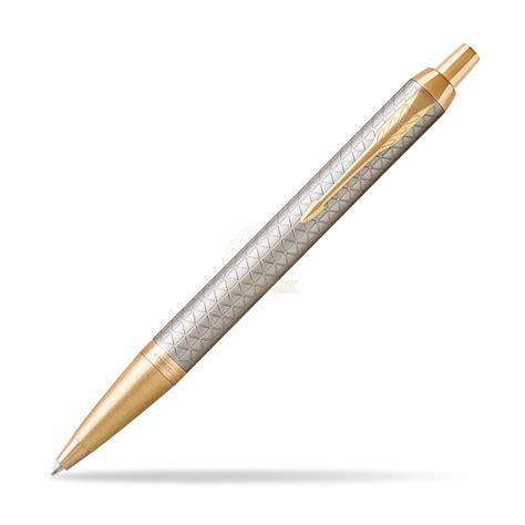 Parker Pens Parker Im Premium Warm Grey Gold Trim Ballpoint Ts