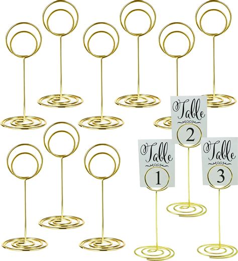 Amazon Zhengmy Pcs Table Number Holders Place Card Holder Small