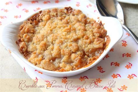 Crumble Aux Pommes Caramel Beurre Sal Recette Crumble Pomme