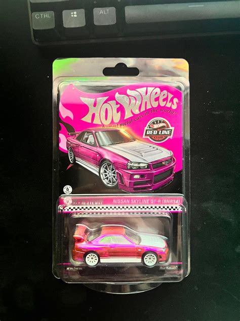 In Stock RLC Exclusive Pink Edition Nissan Skyline GT R R HOT WHEELS Hobbies Toys