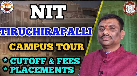 NIT Trichy No 1 NIT Fees Placement Cutoffs FULL Details Mind