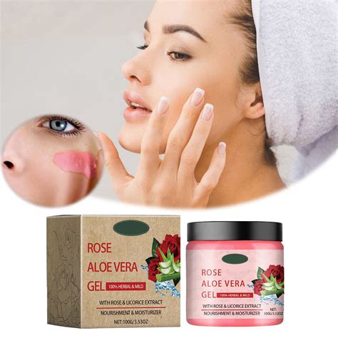 Rose Aloe Moisturizing Face Firms Moisturizes Softens Moisturizes And