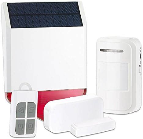 Visortech Gsm Alarmanlage Autarke Solar Funk Alarmanlage Mit Sirene