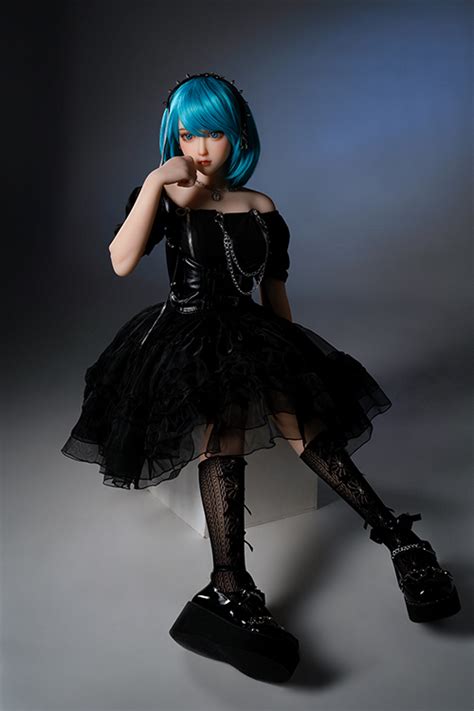 AXB 140cm Sex Doll Medium Breast Blue Wigs UmeDoll