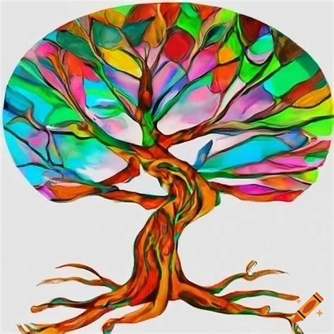 Colorful Tree Of Life Artwork On Craiyon