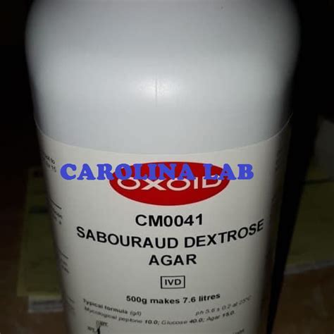 Jual Sabouraud Dextrose Agar Sda 500 Gr Oxoid Cm0041b Shopee