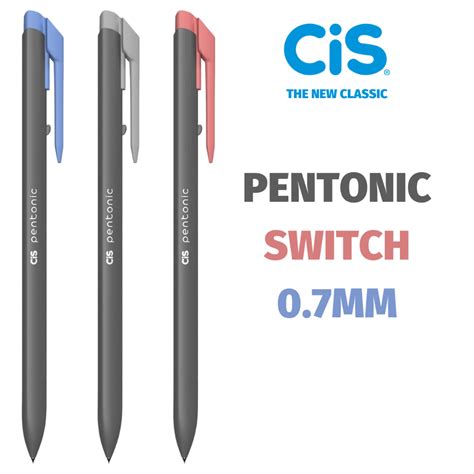 Caneta Cis Pentonic Switch Ponta Fina Mm Kit Ou Unidade Shopee