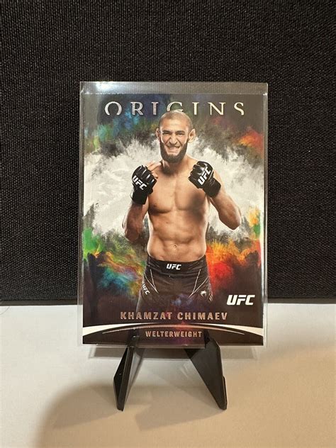 Khamzat Chimaev Panini Chronicles Ufc Origins Welterweight No