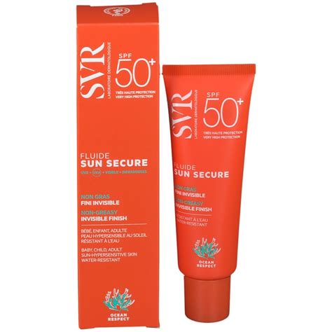 SVR SUN SECURE Fluide SPF 50 50 Ml Redcare Pharmacie