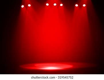 Red Stage Light Background Stock Illustration 319545743 | Shutterstock