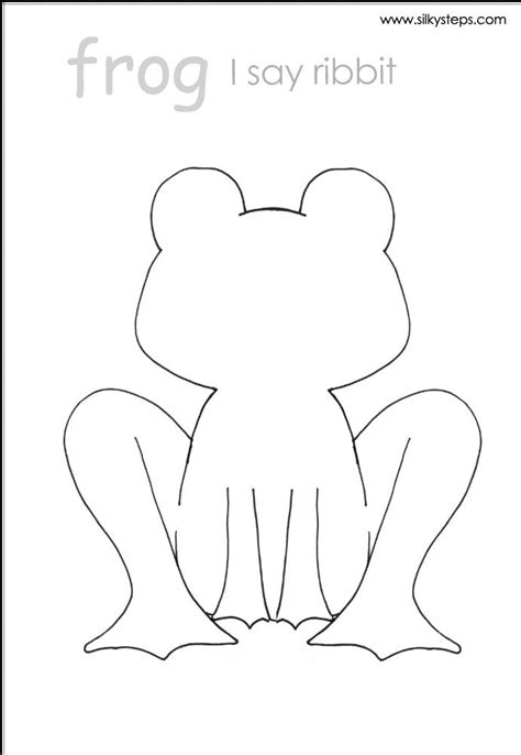 Frog Template Printable