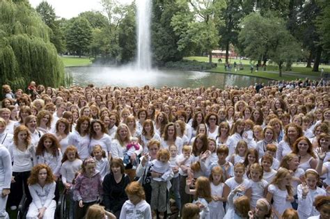 The World S Largest Redhead Festival Was Founded By A Blonde Neatorama