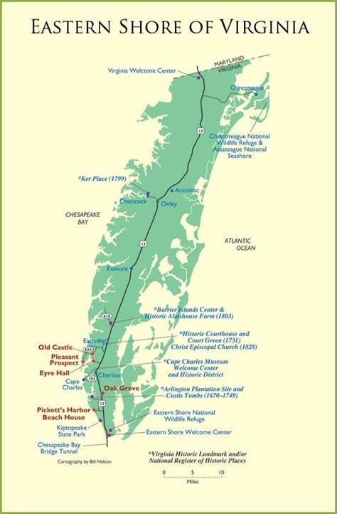 Map Of Virginia Eastern Shore Map