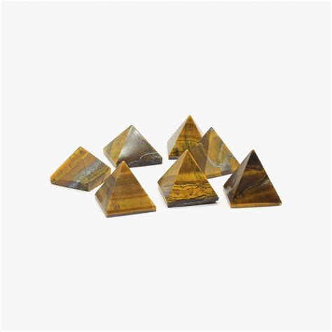 Buy Natural Tiger Eye Pyramid Crystal Wholesale Crystal Carving