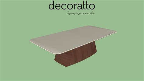 MESA DE JANTAR DECORATTO CONCEPT 3D Warehouse